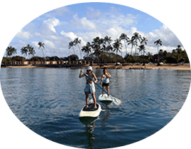 Morning paddleboard lesson